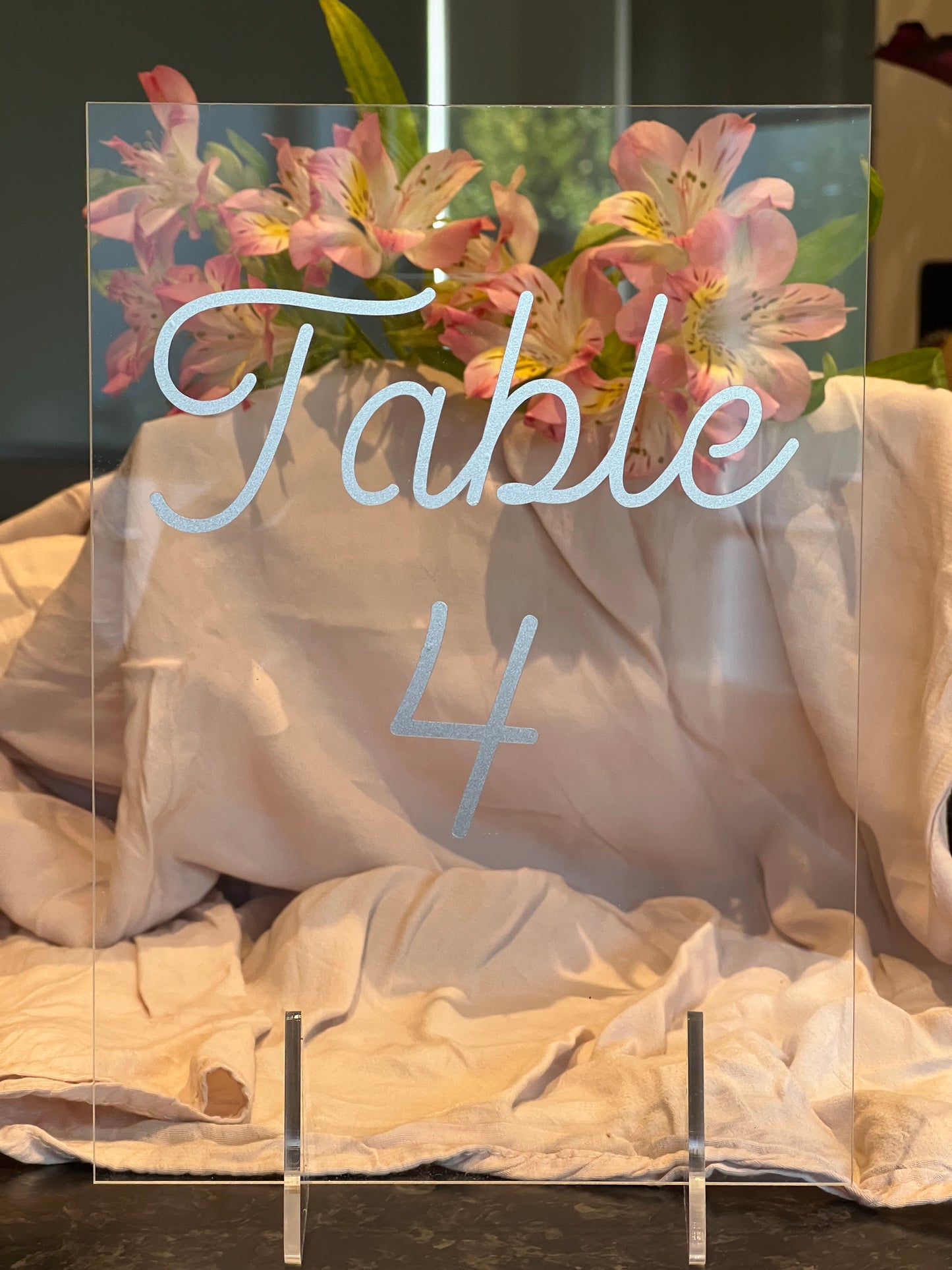 Acrylic Table Numbers